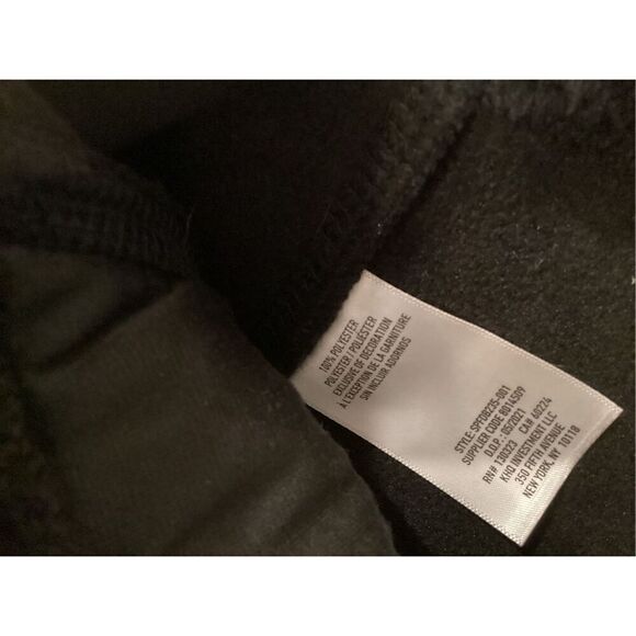 SPYDER Womens Cloud Fleece Full Zip Hoodie Sz XL Black - Picture 7 of 10